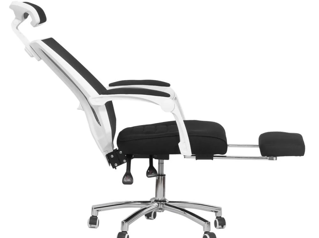 Ergonomikus irodai szék lábtartóval Off 420 fekete